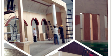 2014廣州家具展規(guī)模盛大，畢加圓滿完成搭建
