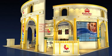 留住美麗，首先要靚麗的美博會展臺裝修